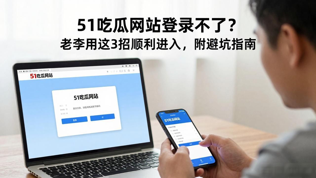 51吃瓜网站登录不了？老李用这3招顺利进入，附避坑指南